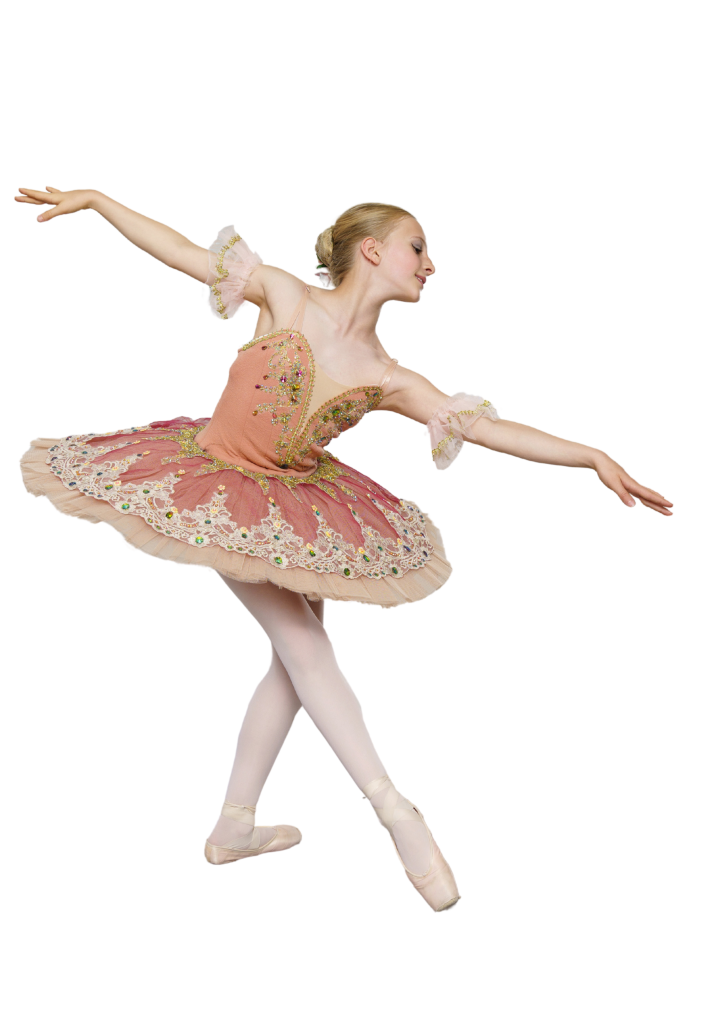 Posed ballerina