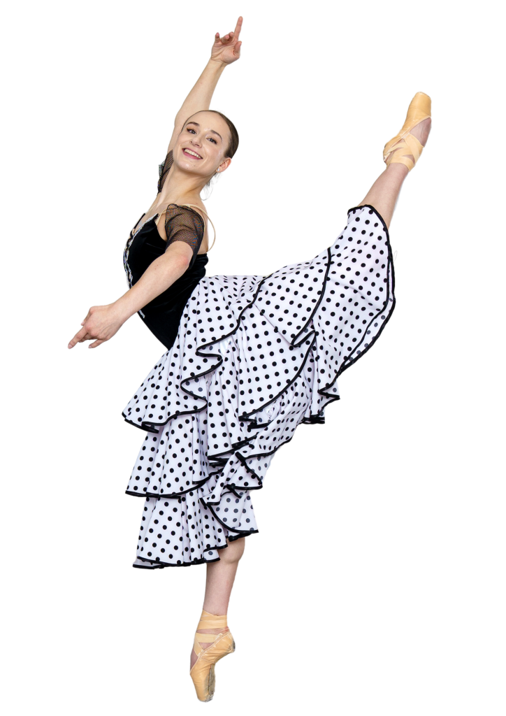 Posed ballerina
